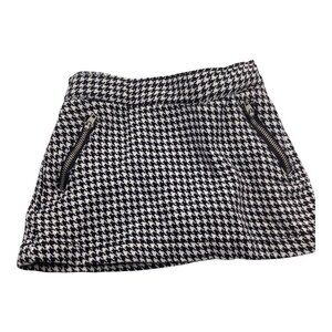 Touchskins Baby Girl Houndstooth Skort Cotton Skirt Zipper Pockets Size 12M‎
